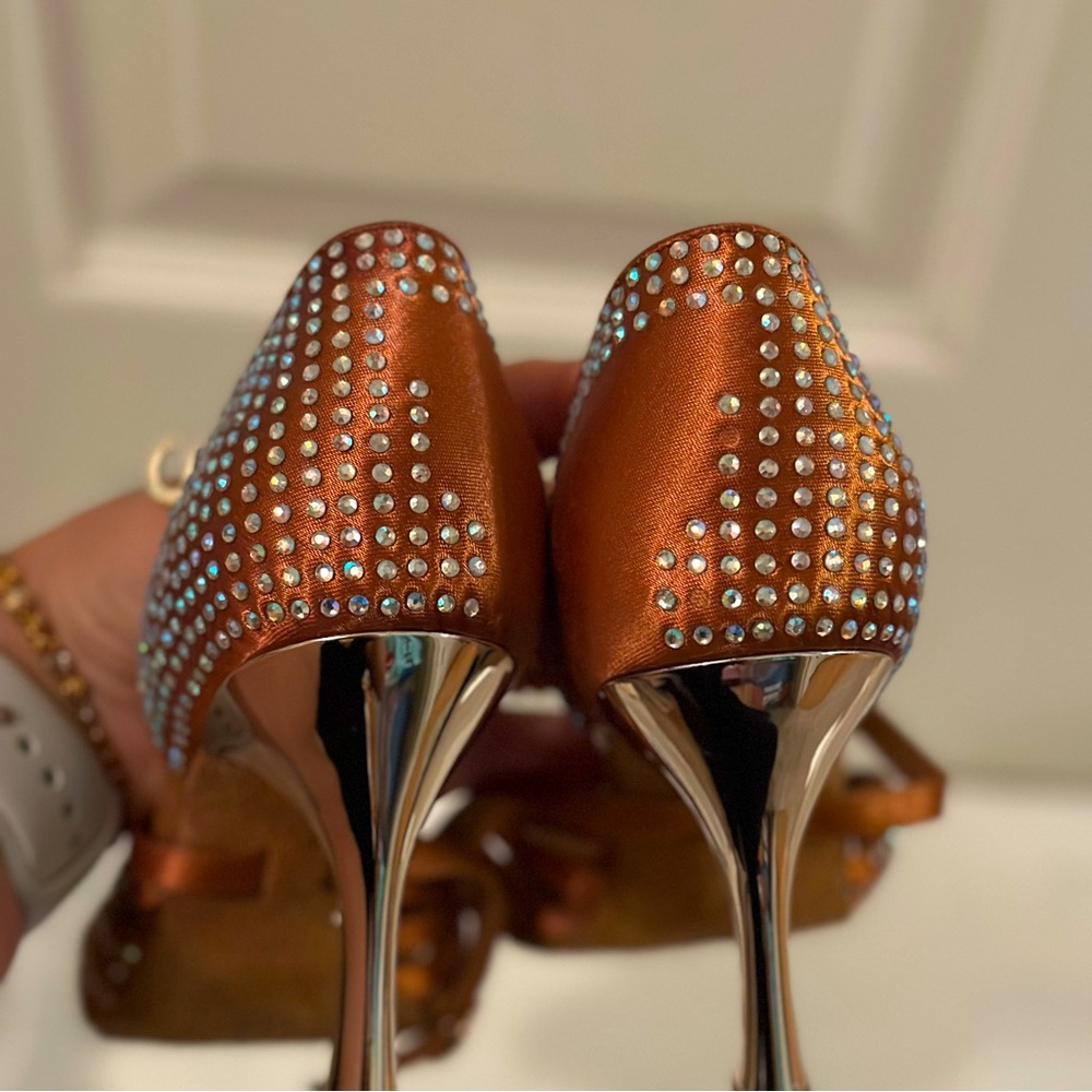 Tan, GFranco Dance Shoes Size 7